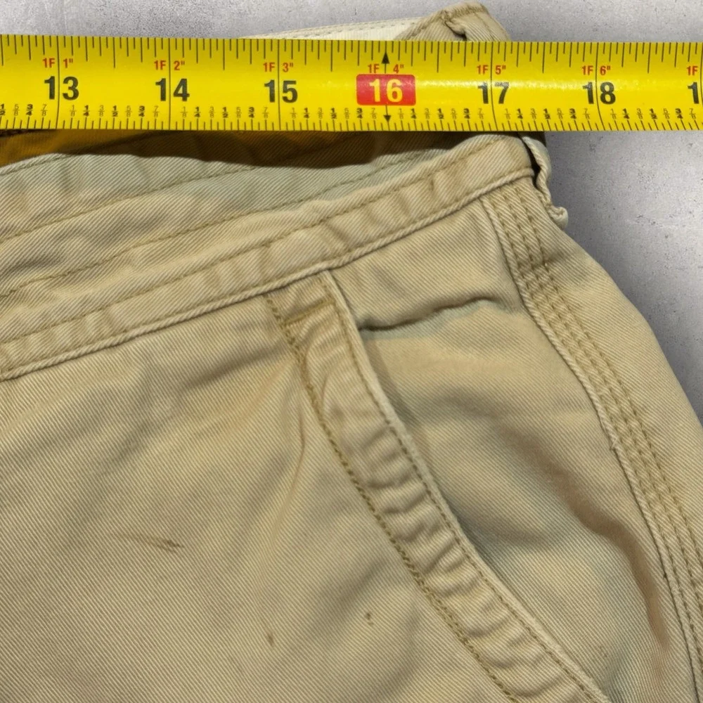 Polo Ralph Lauren Cargo Shorts Distressed Paint Marks Men's 34 Classic Chino